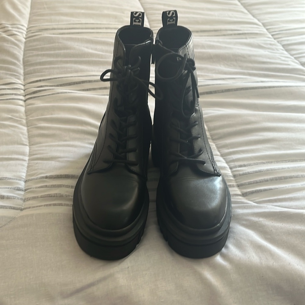 Guess combat boots
